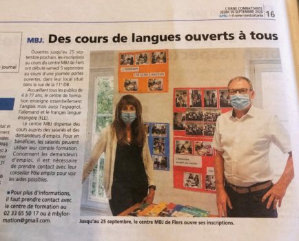 Article dans l'Orne combattante